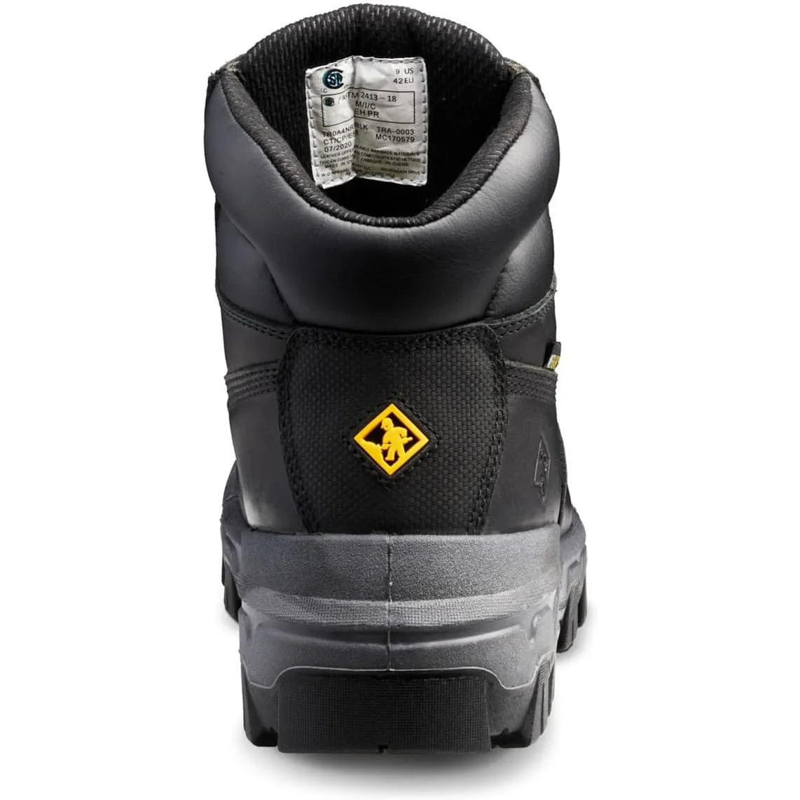 Terra Men's Sentry 2020 6" Composite Toe Waterproof Safety Work Boot -Black- 4NRXBK