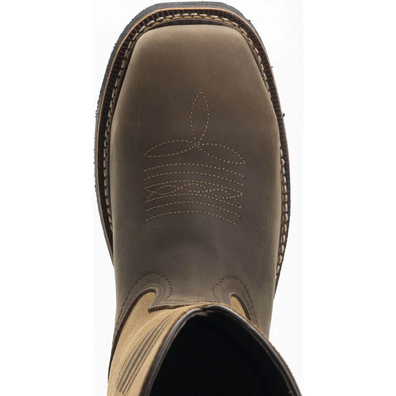 Thorogood Men's Western 11" Safety Toe Waterproof Slip Resistant Work Boot -Tan- 804-4338