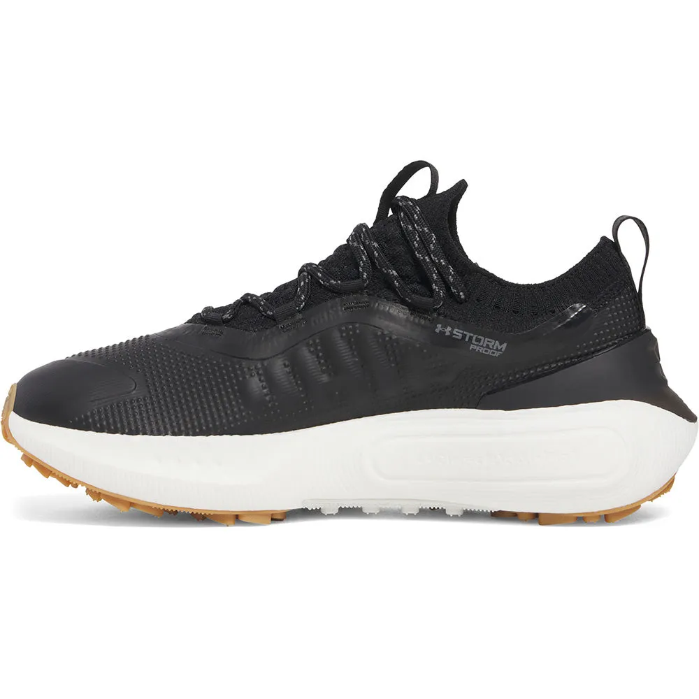 Under Armour Phantom Fore Spikeless Waterproof Shoes - Black/Black/Metallic Gun