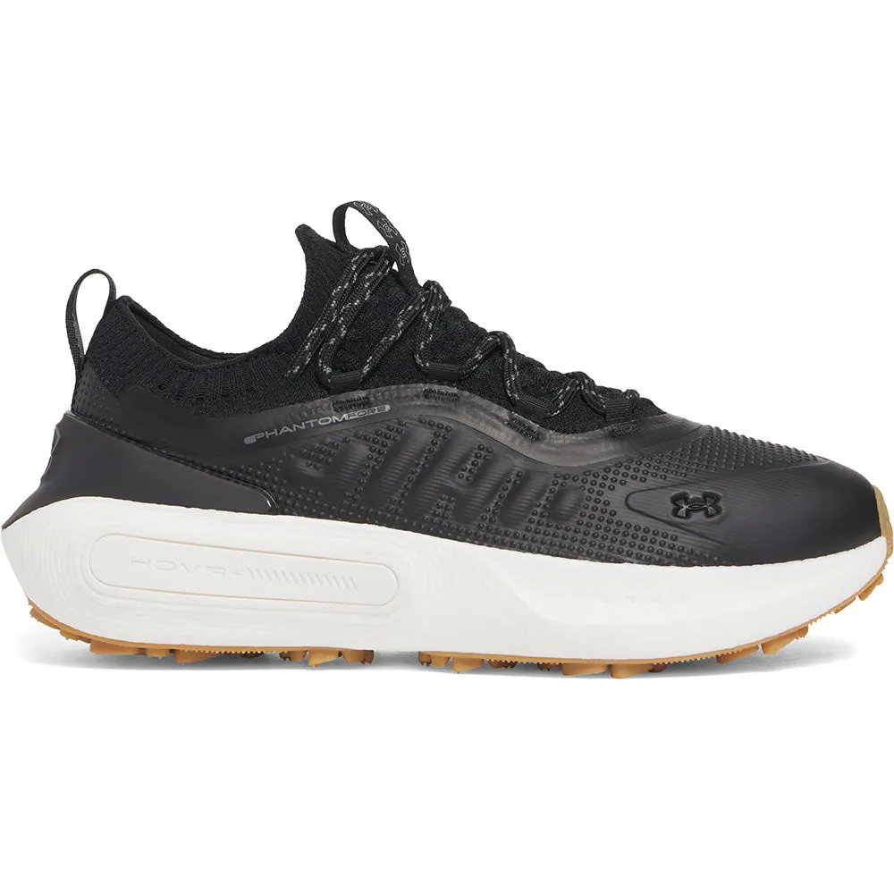 Under Armour Phantom Fore Spikeless Waterproof Shoes - Black/Black/Metallic Gun