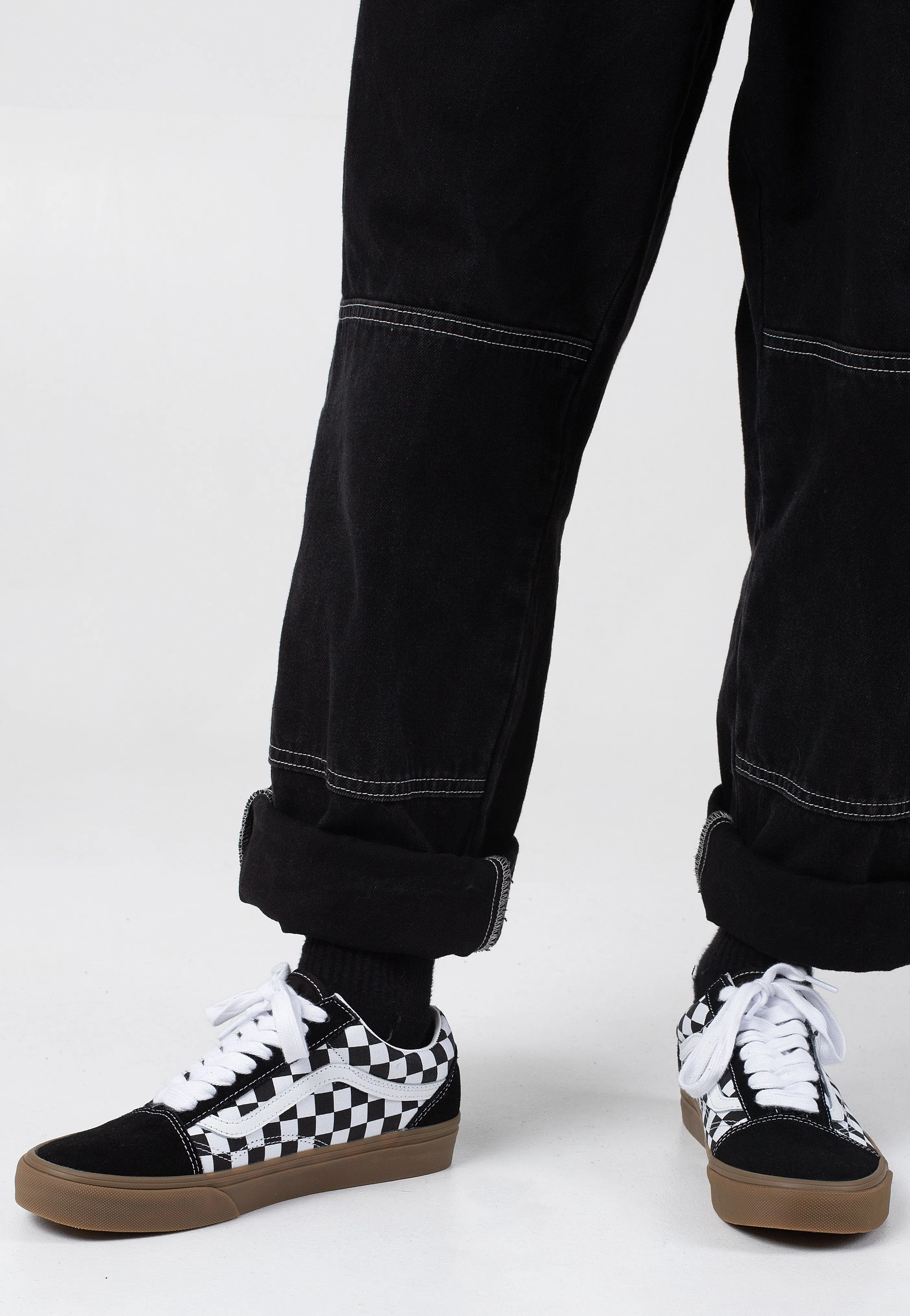 Vans - Old Skool Fat Lace Checker Black - Shoes