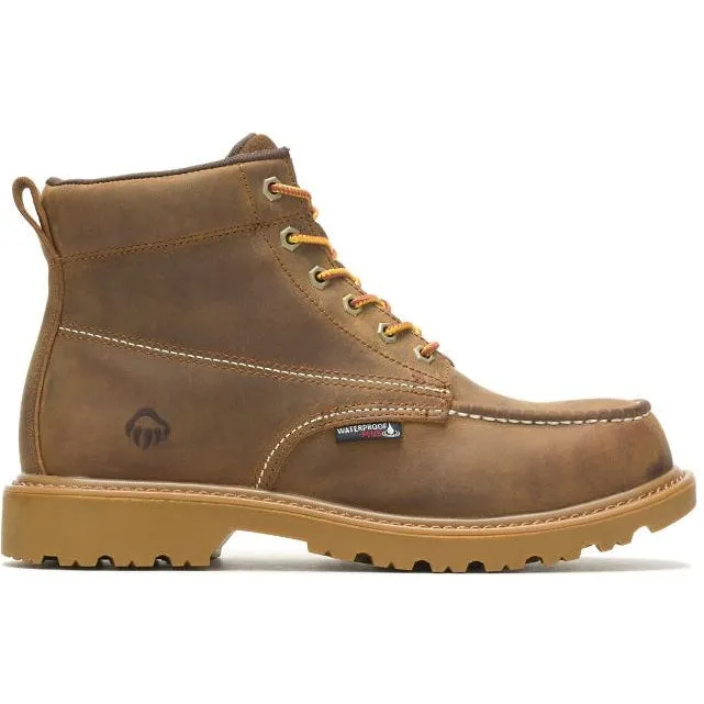 Wolverine Men's Floorhand 6" Steel Toe Waterproof Work Boot -Tan- W221049