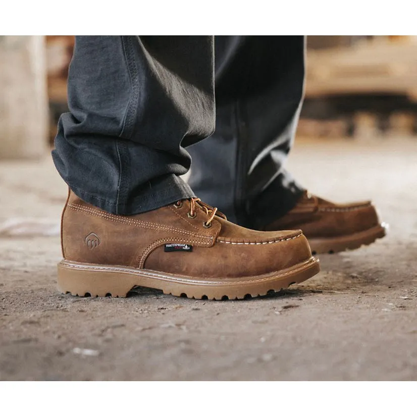 Wolverine Men's Floorhand 6" Steel Toe Waterproof Work Boot -Tan- W221049