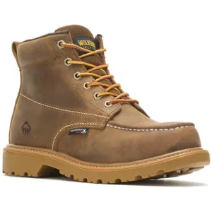 Wolverine Men's Floorhand 6" Steel Toe Waterproof Work Boot -Tan- W221049