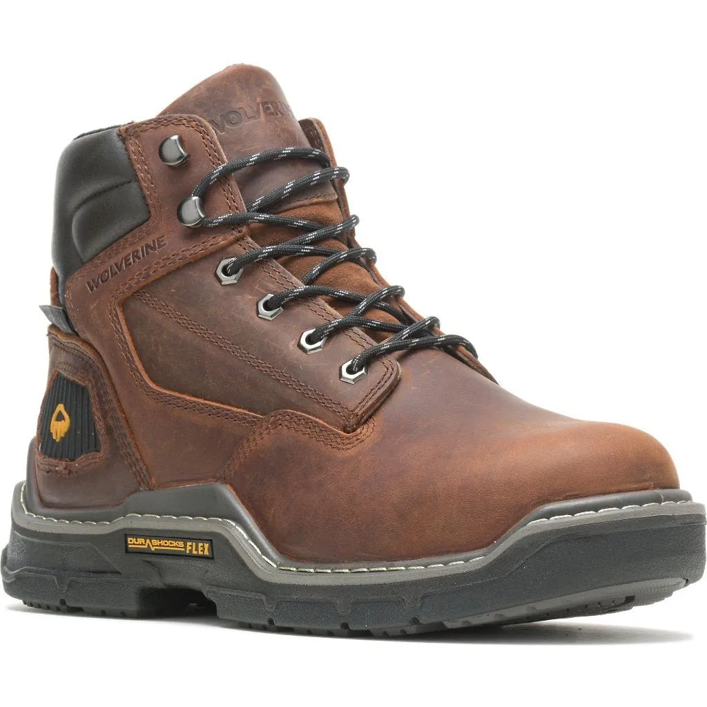 Wolverine Men's Raider Durashocks 6" C-Max Toe Waterproof 400G Work Boot W211107