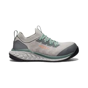 Women's Arvada Shift Work Sneaker (Carbon Toe)  |  Steel Grey/Granite Green KEEN