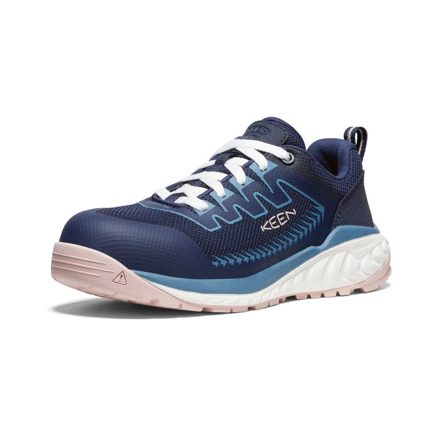 Women's Arvada Work Sneaker (Carbon Toe)  |  Naval Academy/Peach Whip KEEN