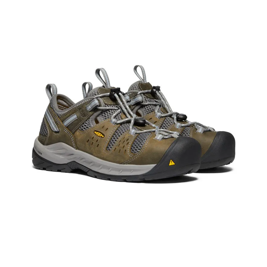Women's Atlanta Cool II ESD (Steel Toe)  |  Gargoyle/Blue Fog KEEN