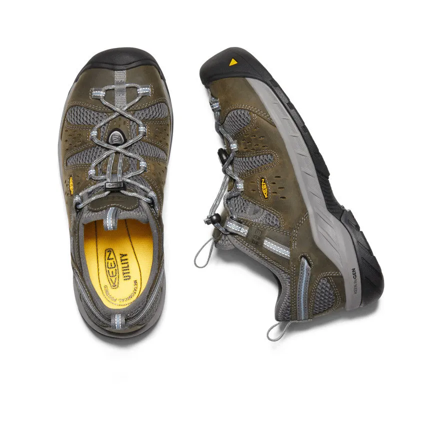 Women's Atlanta Cool II ESD (Steel Toe)  |  Gargoyle/Blue Fog KEEN