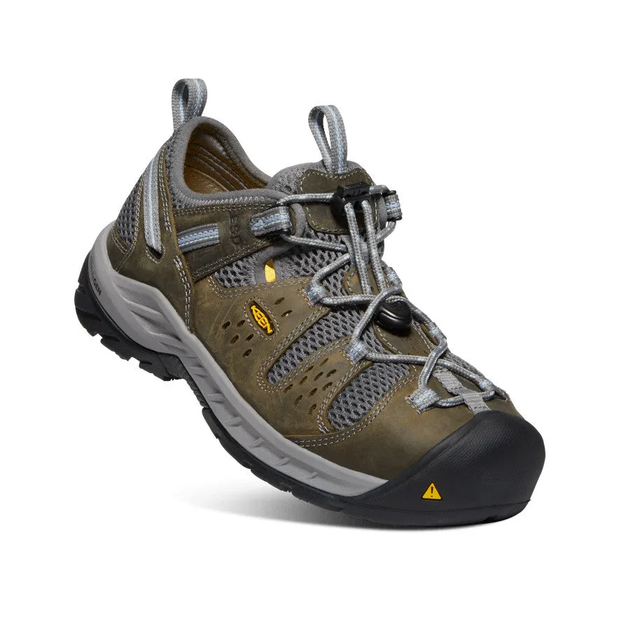 Women's Atlanta Cool II ESD (Steel Toe)  |  Gargoyle/Blue Fog KEEN