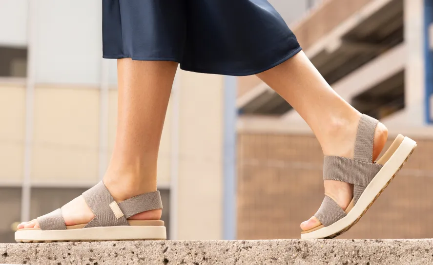 Women's Elle Backstrap Sandal  |  Faded Denim/Skyway KEEN