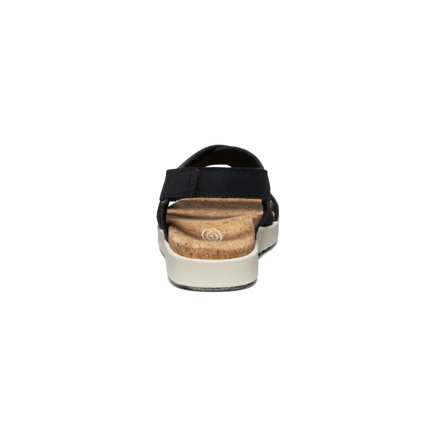 Women's Elle Criss Cross Sandal  |  Black/Birch KEEN