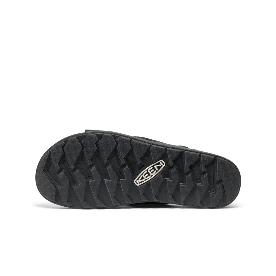 Women's Elle Luxe Cross Strap Sandal  |  Black/Black KEEN