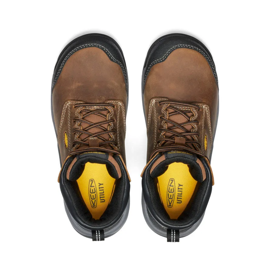 Women's Evanston 6" ESD Boot (Carbon Toe)  |  Bison/Black KEEN