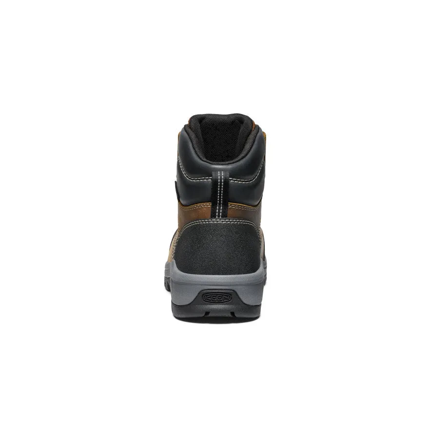 Women's Evanston 6" Waterproof Boot INT MET (Carbon Toe)  |  Bison/Black KEEN