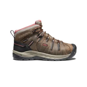 Women's Flint II Waterproof Boot (Soft Toe)  |  Cascade Brown/Brick Dust KEEN