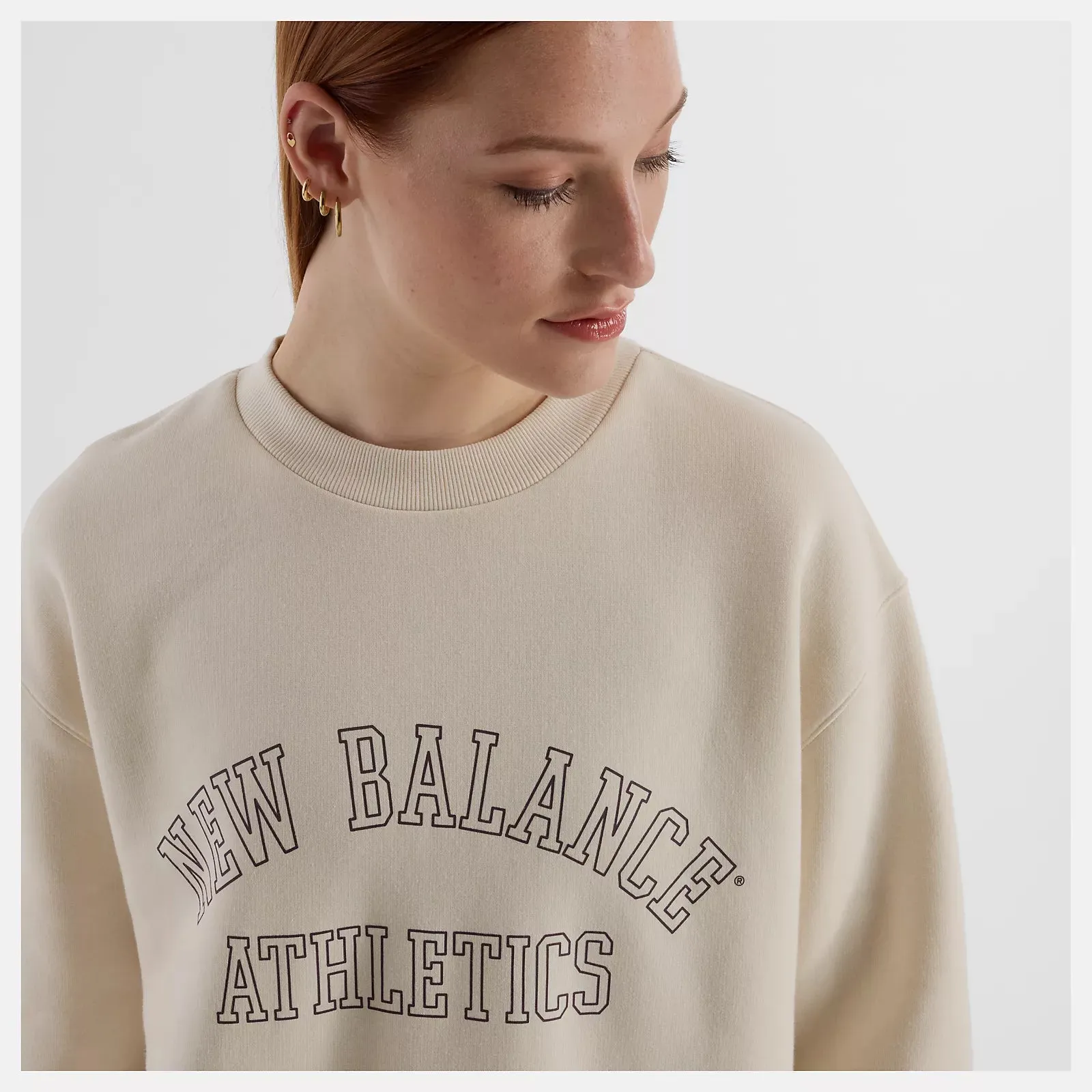 Women's Graphic Fleece Crew