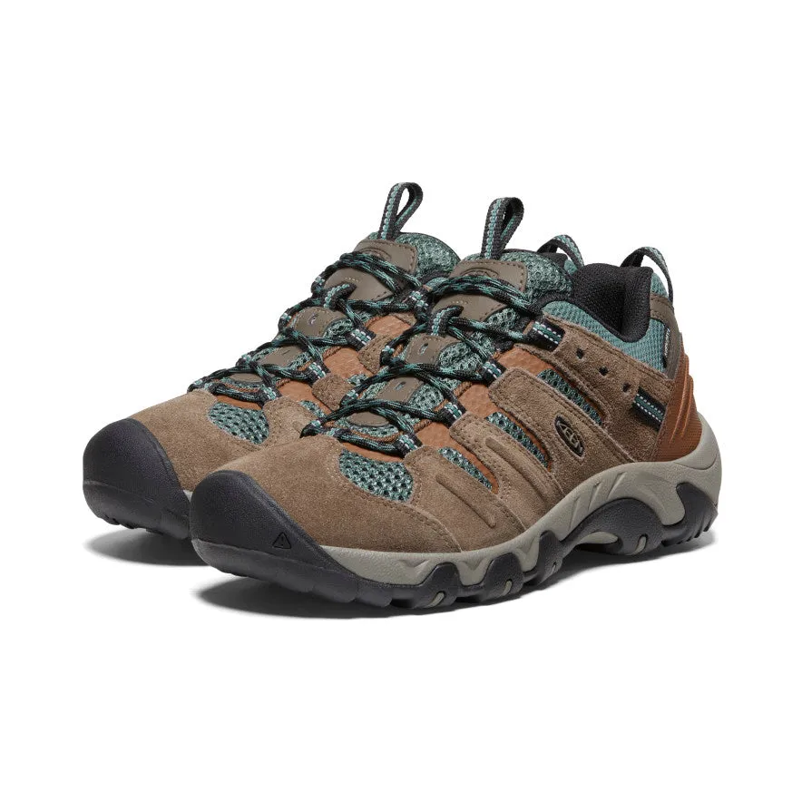 Women's Headout Waterproof Hiking Shoe  |  Shitake/Dark Forest KEEN