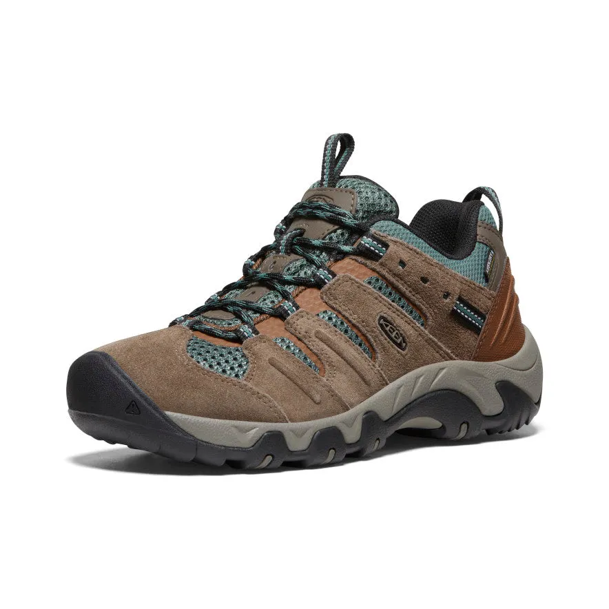Women's Headout Waterproof Hiking Shoe  |  Shitake/Dark Forest KEEN
