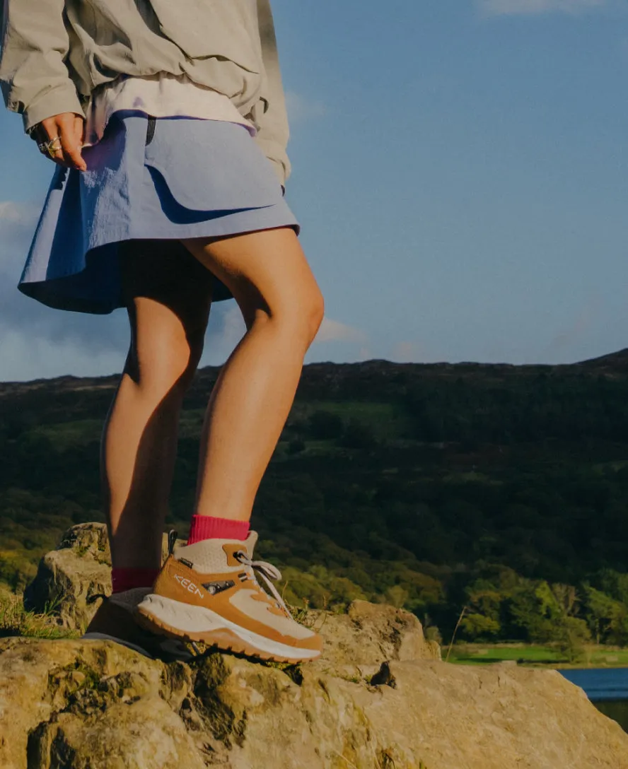 Women's Hightrail Waterproof Hiking Boot  |  Alloy/Lichen KEEN