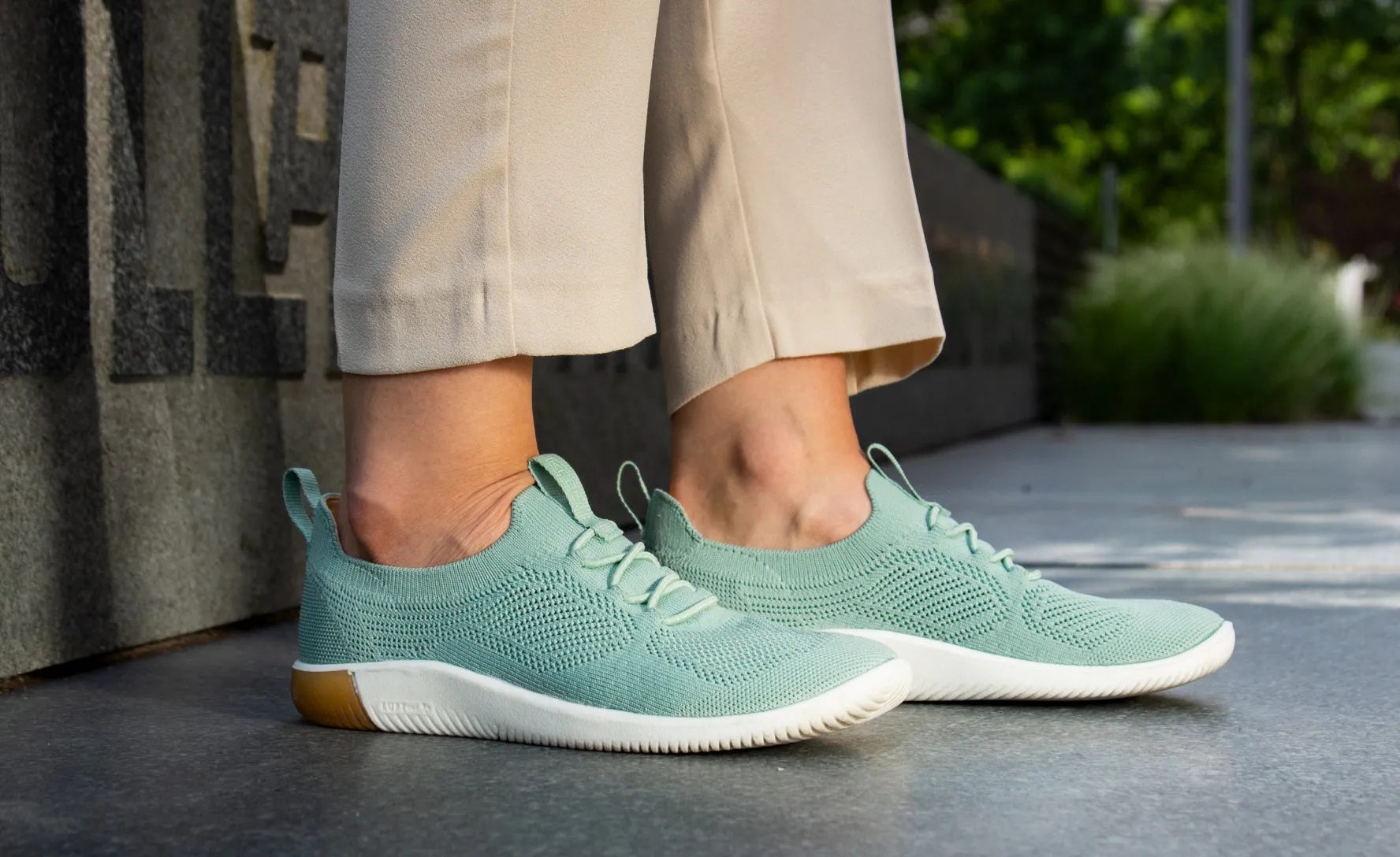 Women's KNX Knit Sneaker  |  Granite Green/Lichen KEEN