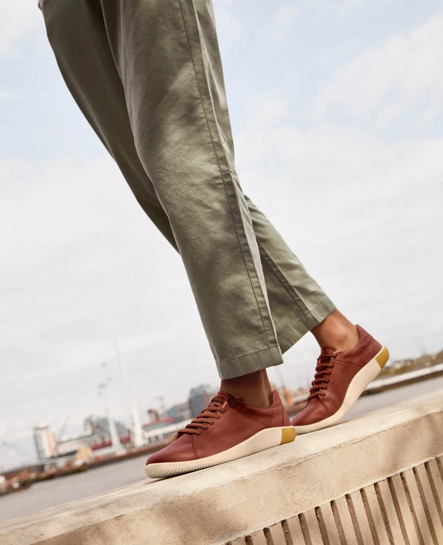 Women's KNX Leather Sneaker  |  Tortoise Shell/Plaza Taupe KEEN