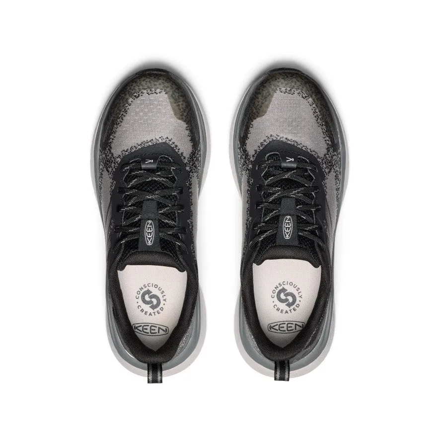 Women's Leiki Speed Hiking Shoe  |  Black/Steel Grey KEEN