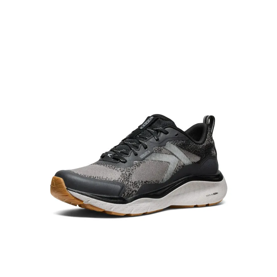 Women's Leiki Waterproof Hiking Shoe  |  Black/Steel Grey KEEN