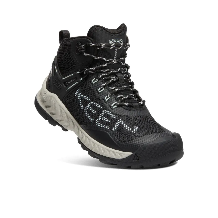 Women's NXIS EVO Waterproof Boot  |  Black/Blue Glass KEEN