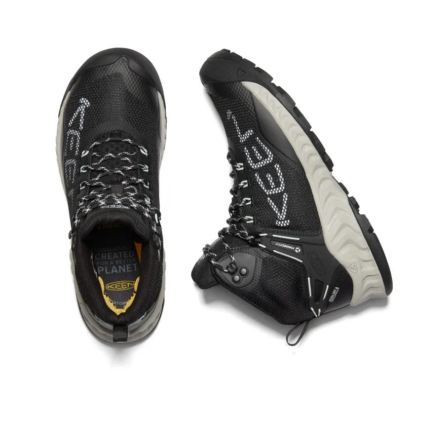 Women's NXIS EVO Waterproof Boot  |  Black/Blue Glass KEEN