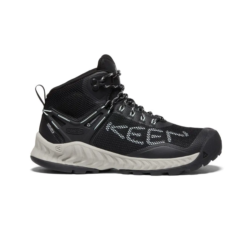 Women's NXIS EVO Waterproof Boot  |  Black/Blue Glass KEEN
