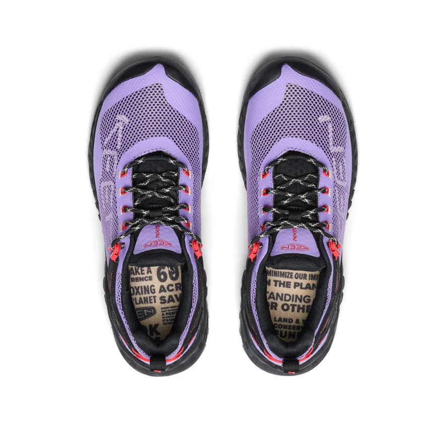 Women's NXIS EVO Waterproof Shoe  |  Paisley Purple/Poppy Red KEEN