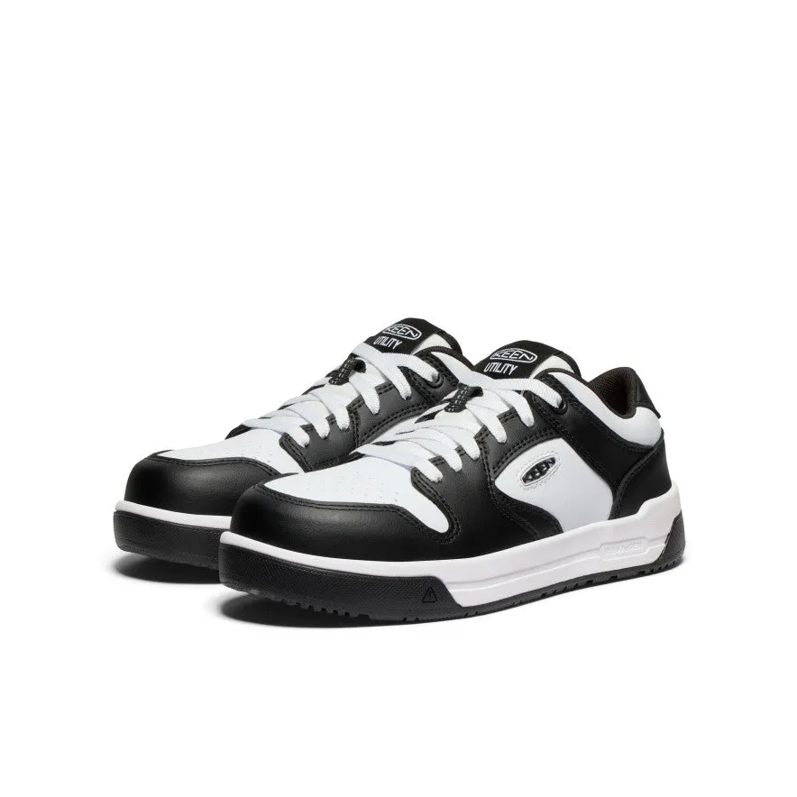 Women's Overton Work Shoe (Carbon Toe)  |  Star White/Black KEEN