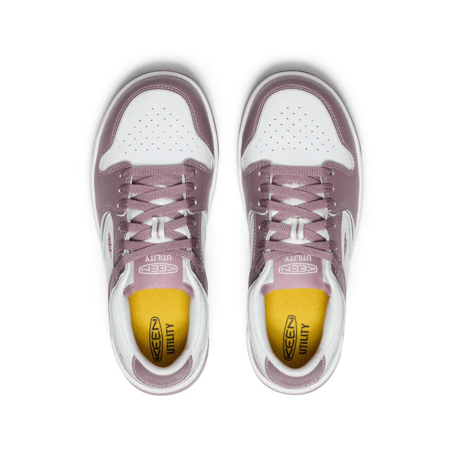 Women's Overton Work Shoe (Carbon Toe)  |  Toadstool/Star White KEEN