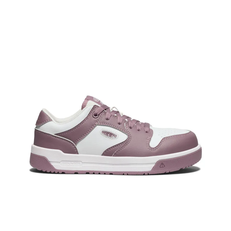 Women's Overton Work Shoe (Carbon Toe)  |  Toadstool/Star White KEEN