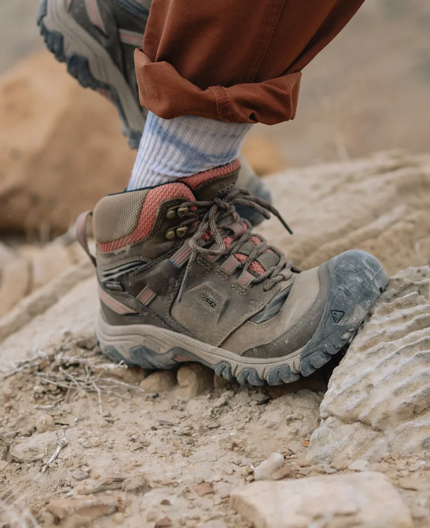 Women's Ridge Flex Waterproof Boot  |  Timberwolf/Brick Dust KEEN