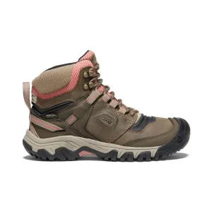 Women's Ridge Flex Waterproof Boot  |  Timberwolf/Brick Dust KEEN