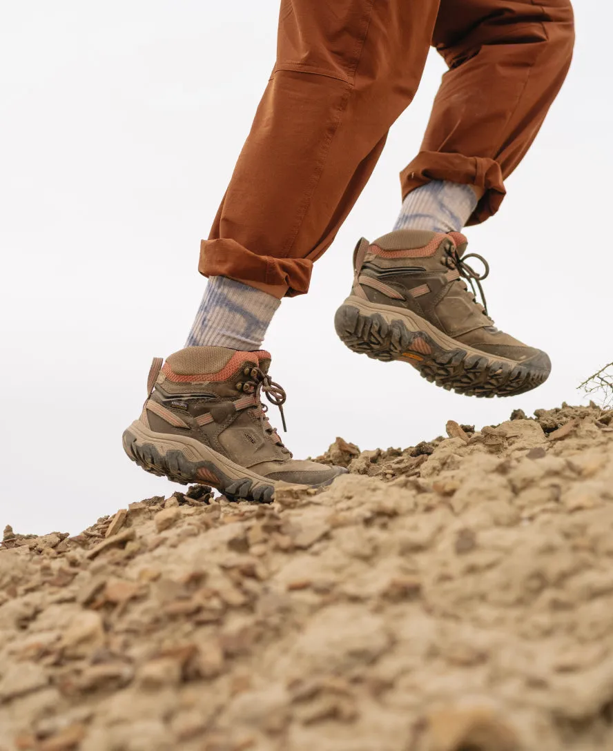 Women's Ridge Flex Waterproof Boot  |  Timberwolf/Brick Dust KEEN