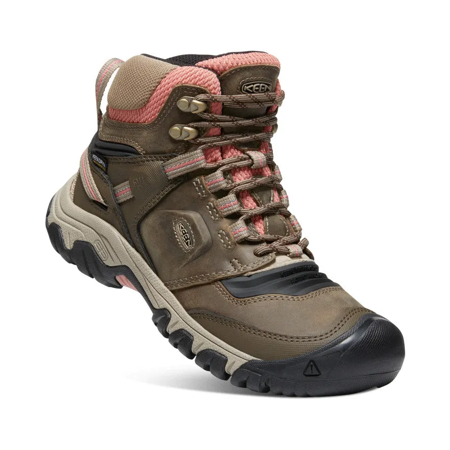 Women's Ridge Flex Waterproof Boot  |  Timberwolf/Brick Dust KEEN