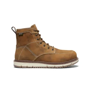 Women's San Jose 6" Waterproof Boot (Aluminum Toe)  |  Almond/Gum KEEN