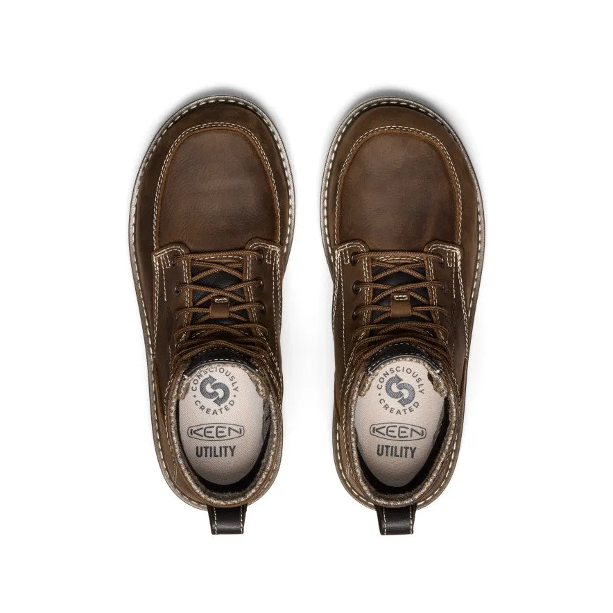 Women's San Jose 6" Waterproof Boot (Aluminum Toe)  |  Cascade Brown/Gum KEEN