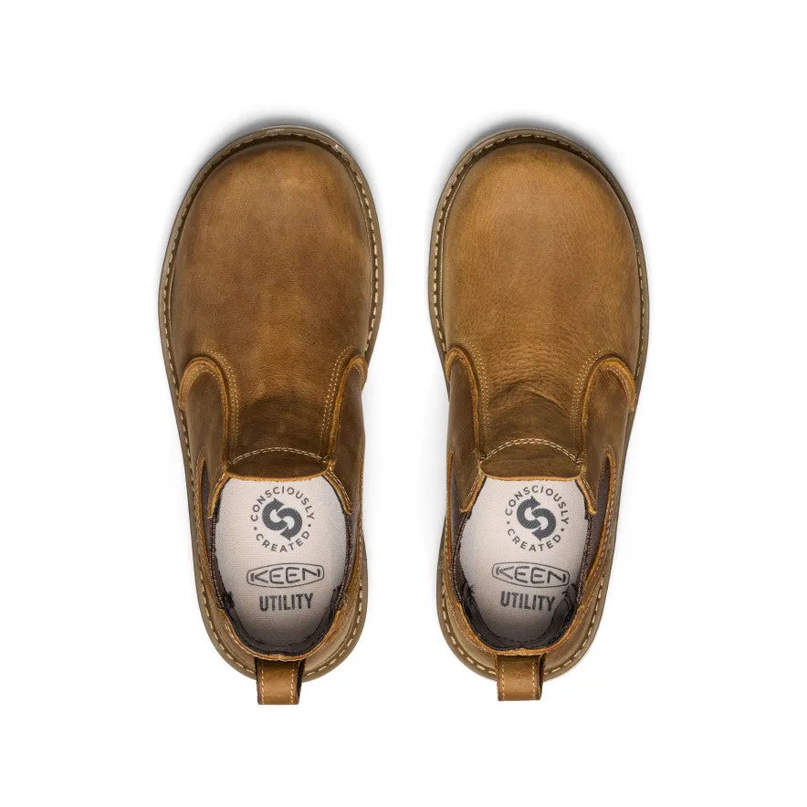 Women's San Jose Chelsea 90 Heel Boot (Soft Toe)  |  Belgian/Gum KEEN