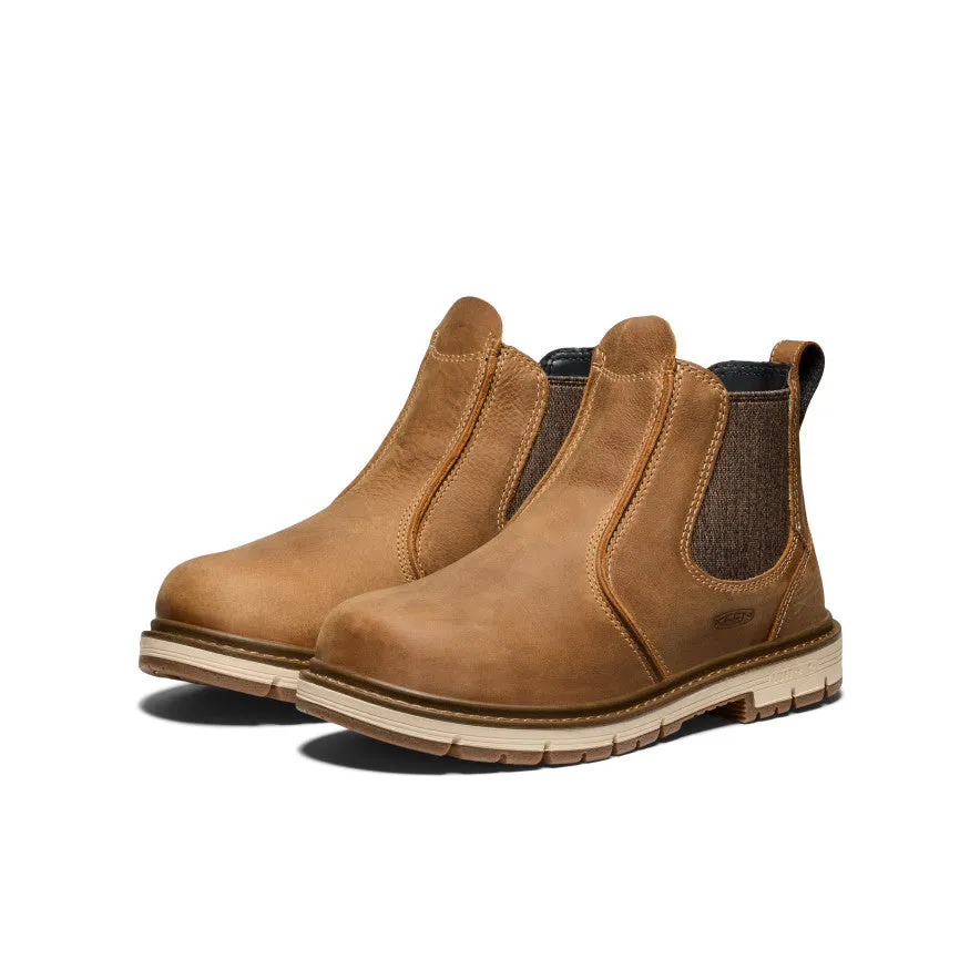 Women's San Jose Chelsea 90 Heel Boot (Soft Toe)  |  Belgian/Gum KEEN