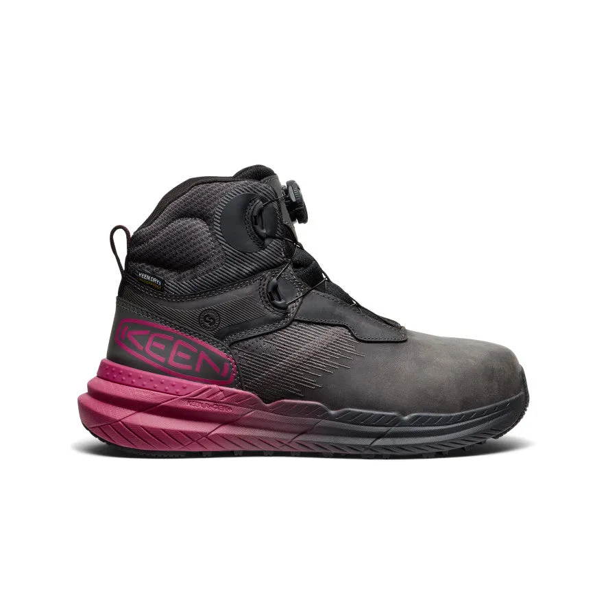 Women's Snapline RF Waterproof Boot (Carbon Toe)  |  Magnet/Black KEEN