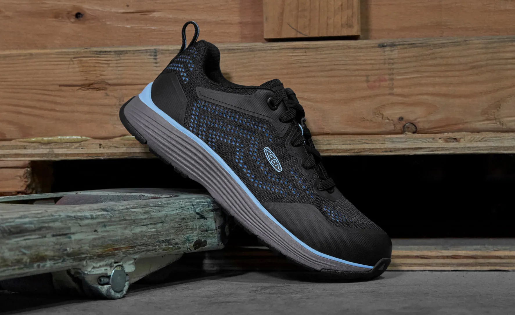 Women's Sparta 2 (Aluminum Toe)  |  Airy Blue/Black KEEN