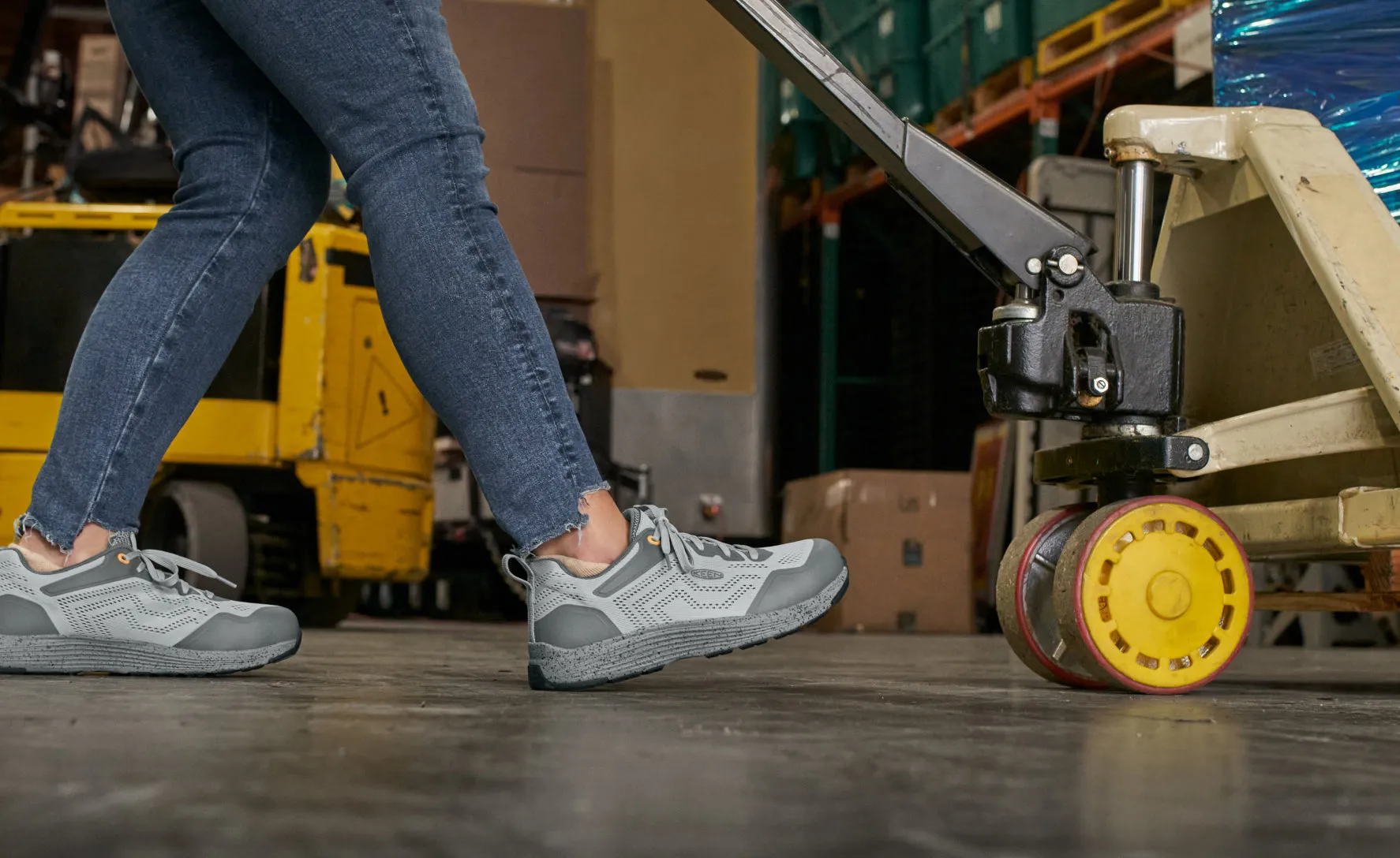 Women's Sparta 2 ESD (Aluminum Toe)  |  Drizzle/Papaya KEEN