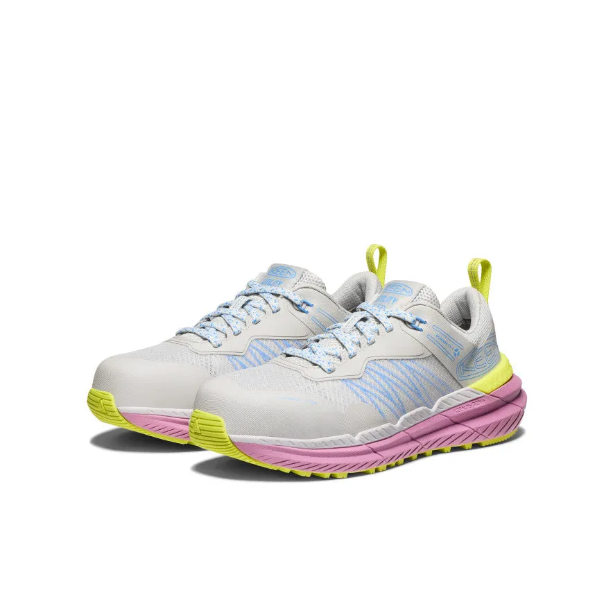 Women's Speedworks ESD Work Sneaker (Carbon Toe)  |  Alloy/Moonlight Mauve KEEN