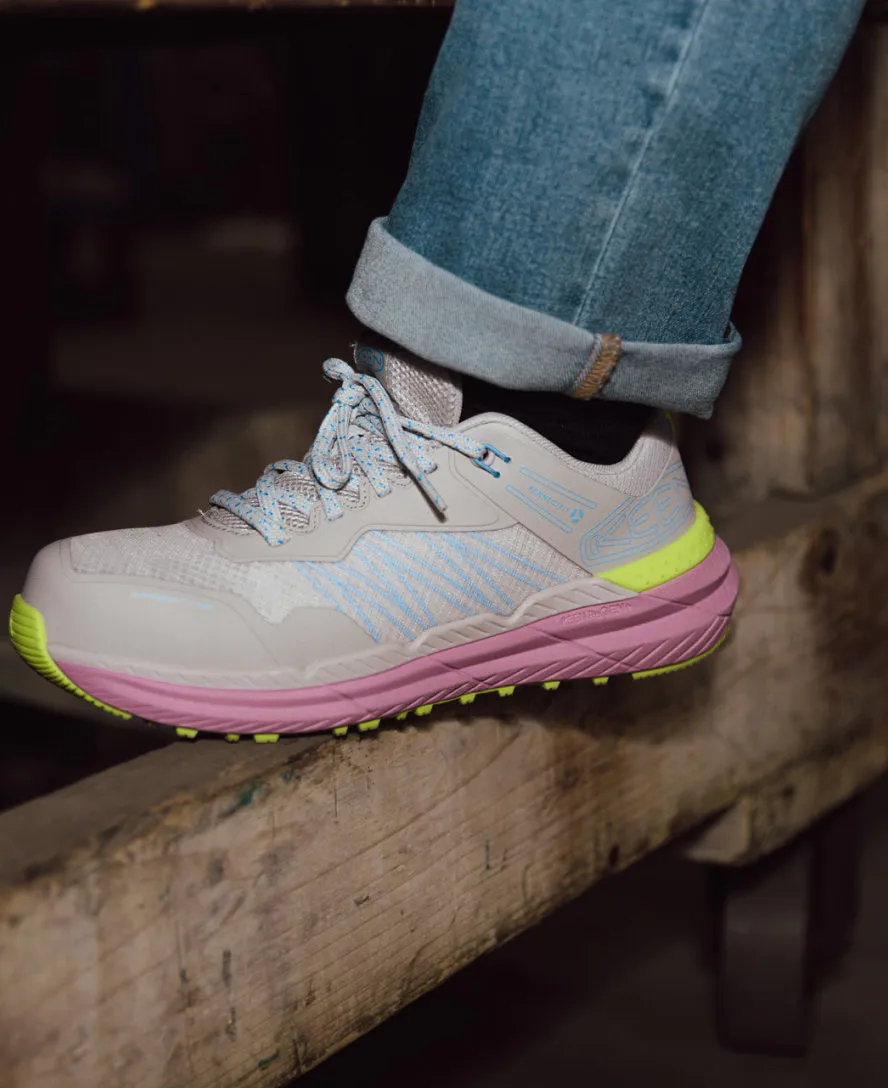 Women's Speedworks ESD Work Sneaker (Carbon Toe)  |  Alloy/Moonlight Mauve KEEN