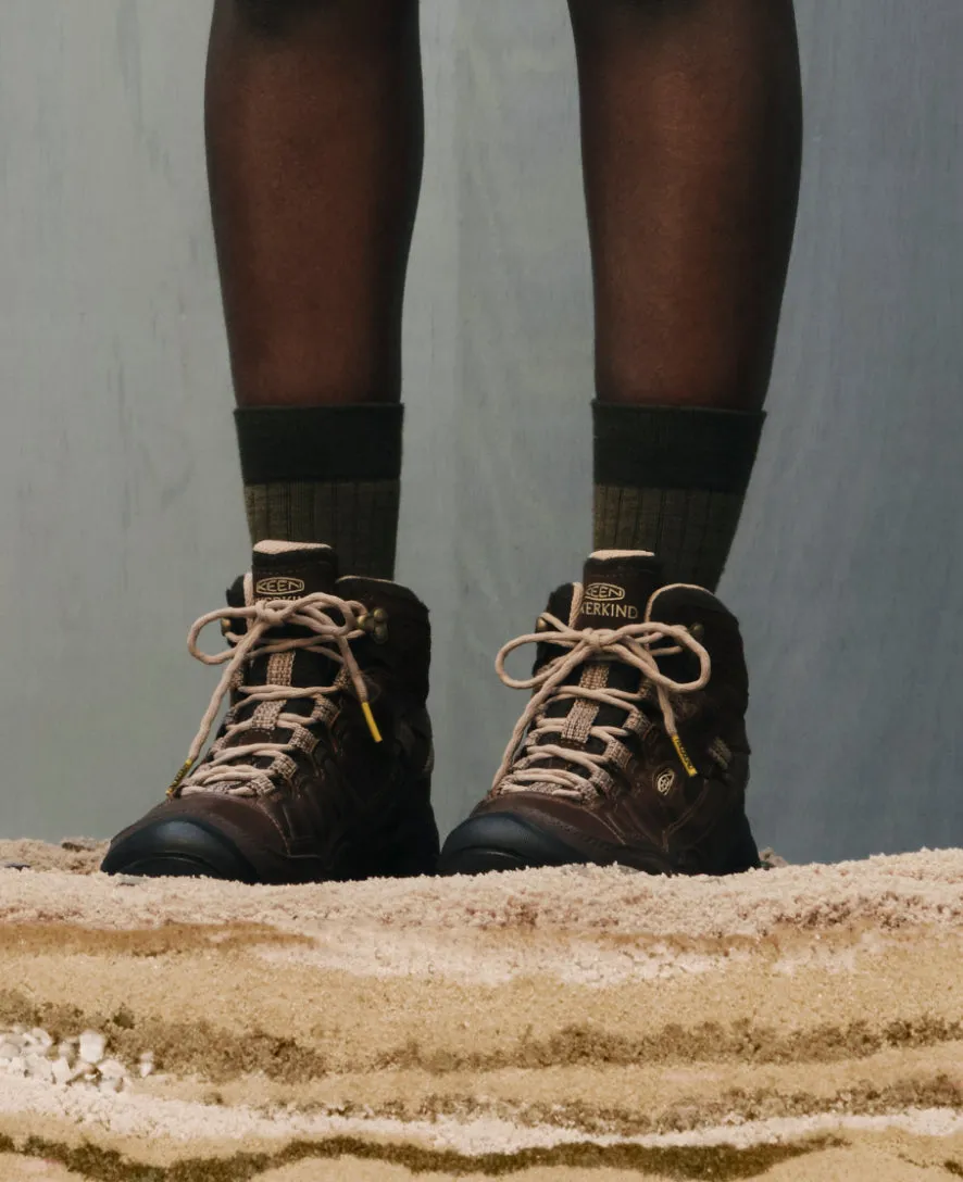 Women's Targhee IV Waterproof Hiking Boot x Hikerkind  |  Dark Earth/Dark Earth KEEN