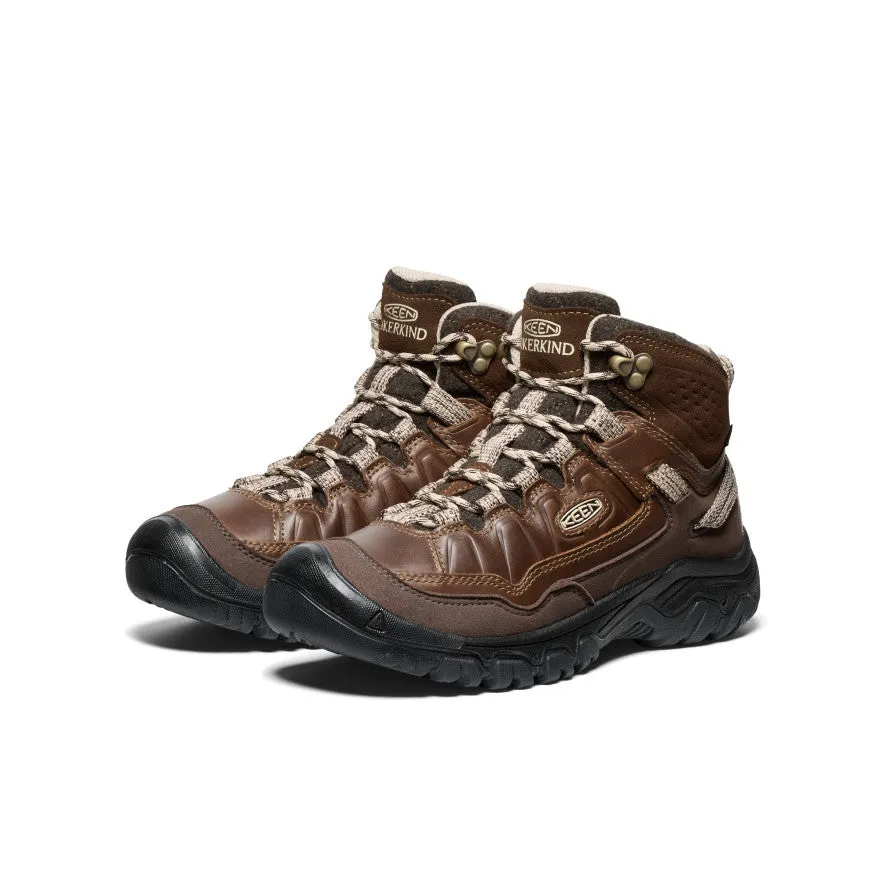 Women's Targhee IV Waterproof Hiking Boot x Hikerkind  |  Dark Earth/Dark Earth KEEN